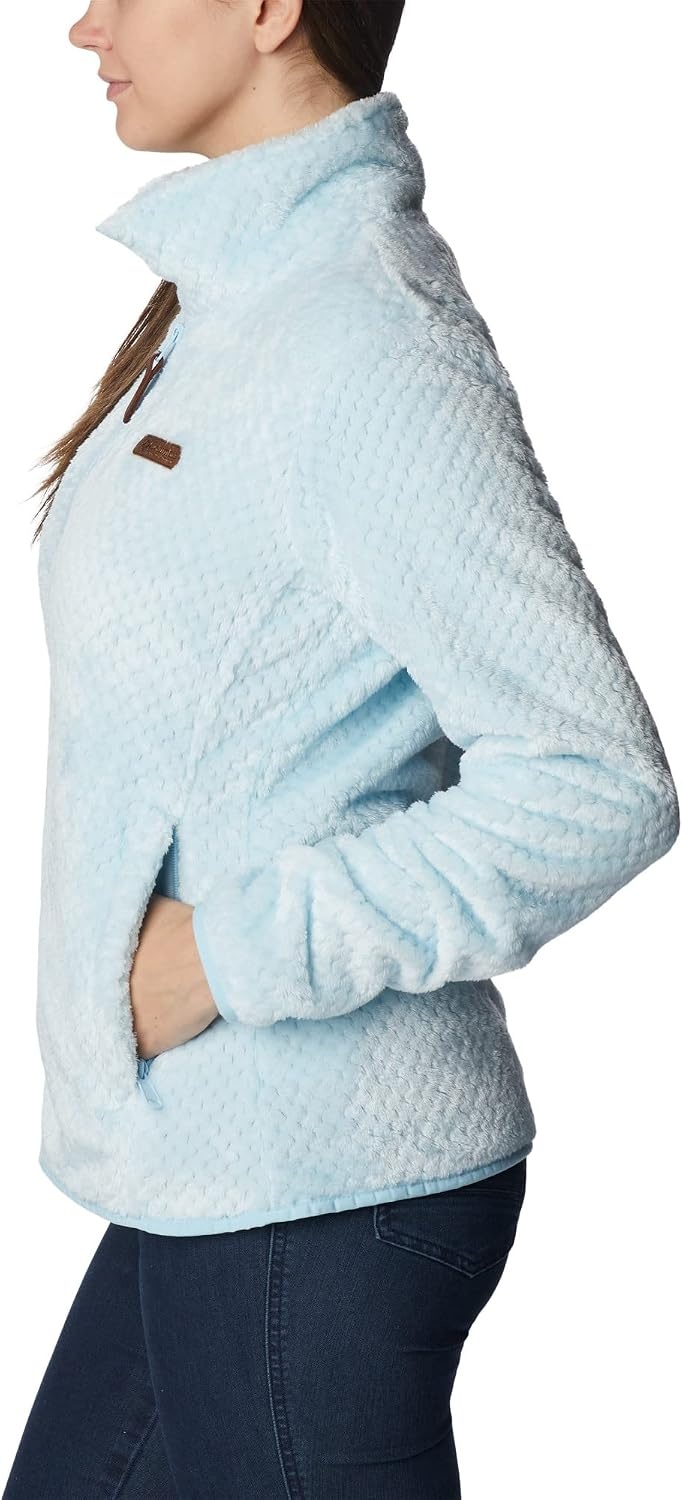 image:imageColumbia Fire Side II Sherpa Full Zip Fleecejacke mit durchgehendem Reiverschluss fr DamenSpring Blue