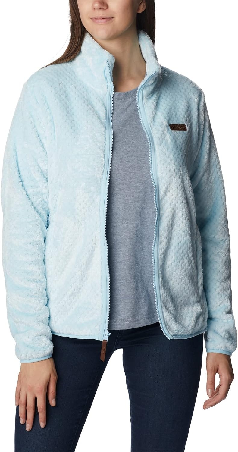 image:imageColumbia Fire Side II Sherpa Full Zip Fleecejacke mit durchgehendem Reiverschluss fr DamenSpring Blue