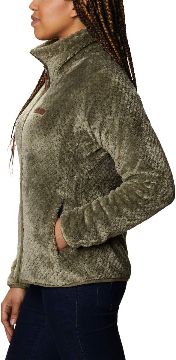 image:imageColumbia Fire Side II Sherpa Full Zip Fleecejacke mit durchgehendem Reiverschluss fr DamenStone Green