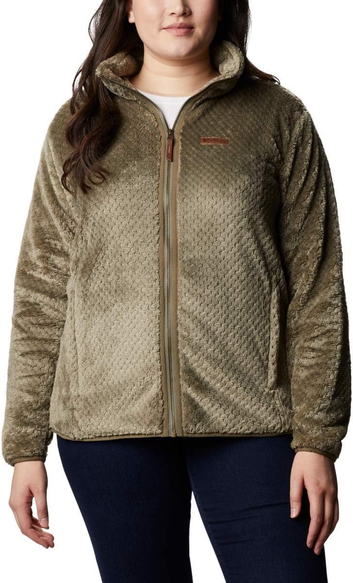 image:imageColumbia Fire Side II Sherpa Full Zip Fleecejacke mit durchgehendem Reiverschluss fr DamenStone Green