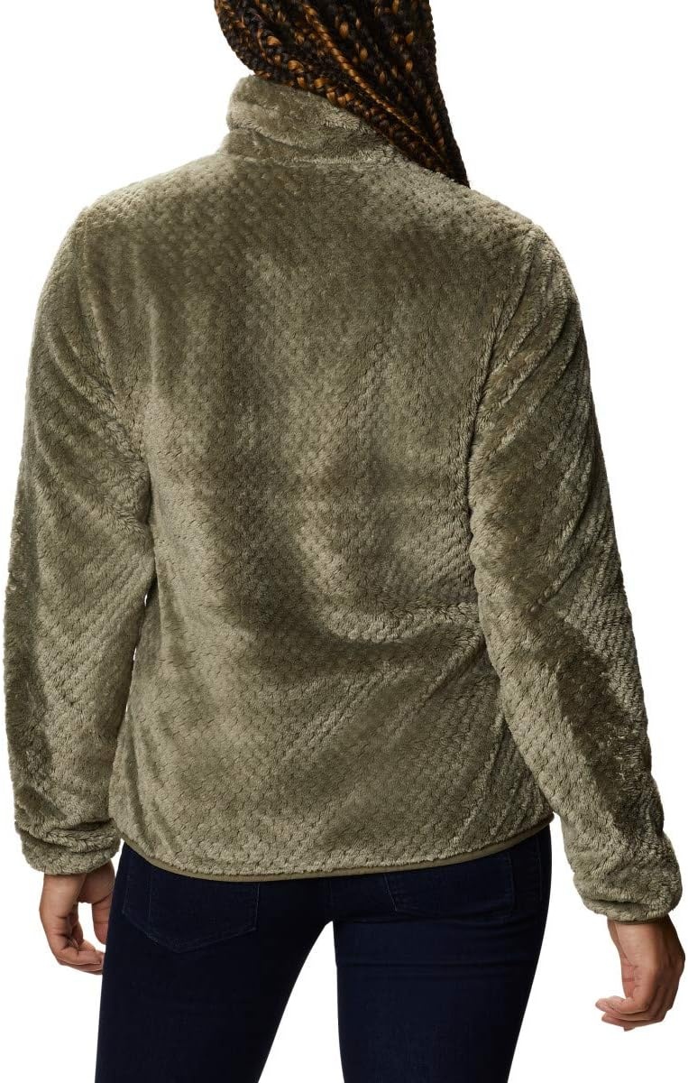 image:imageColumbia Fire Side II Sherpa Full Zip Fleecejacke mit durchgehendem Reiverschluss fr DamenStone Green