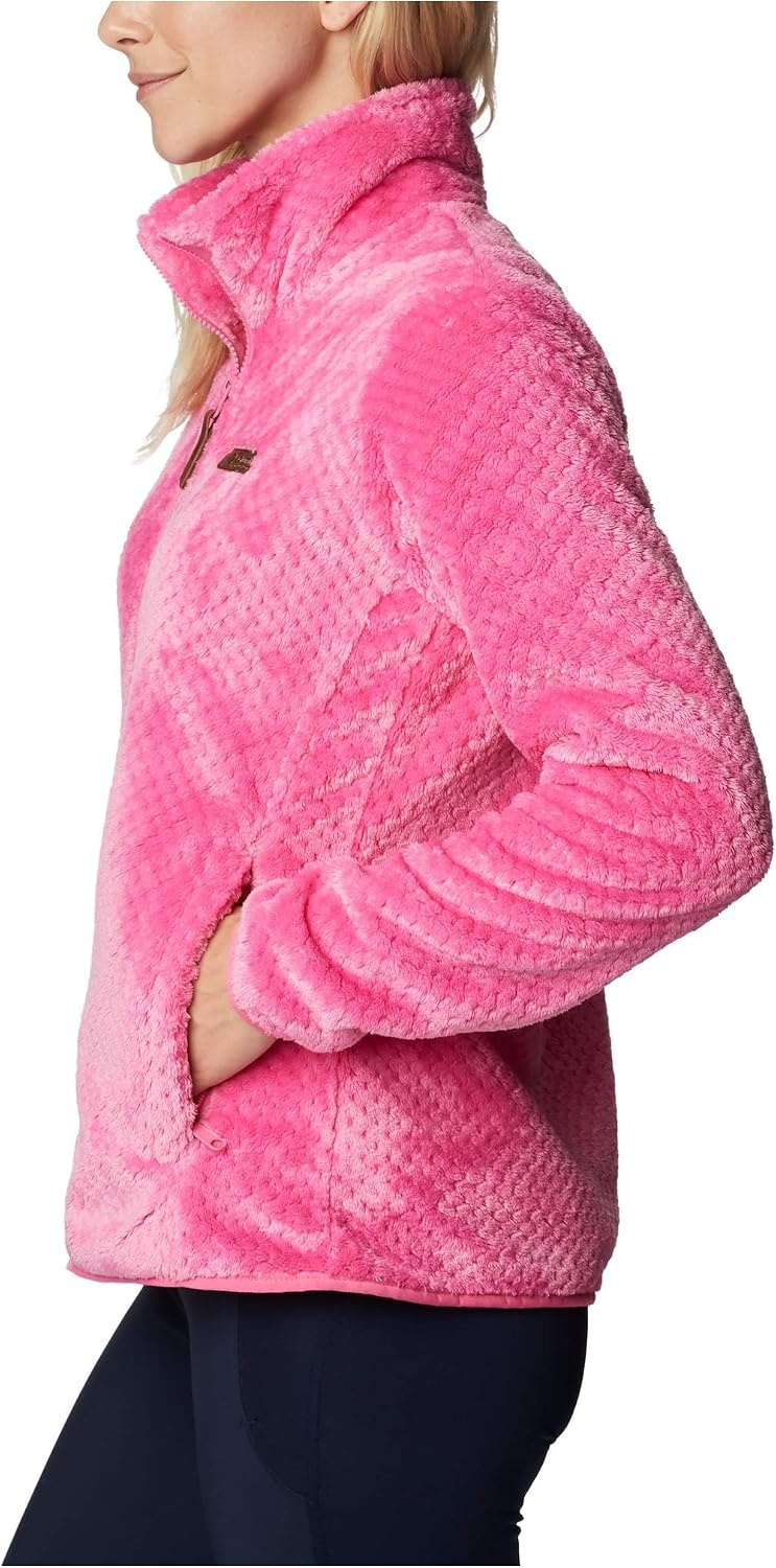image:imageColumbia Fire Side II Sherpa Full Zip Fleecejacke mit durchgehendem Reiverschluss fr DamenWilde Geranie