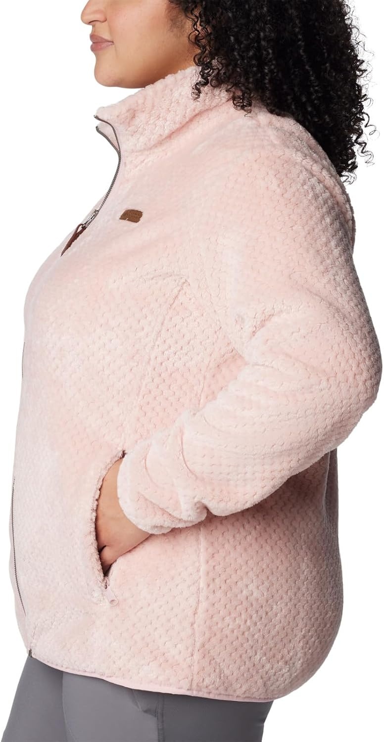 image:imageColumbia Fire Side II Sherpa Full Zip Fleecejacke mit durchgehendem Reiverschluss fr Damenrosa dusty pink