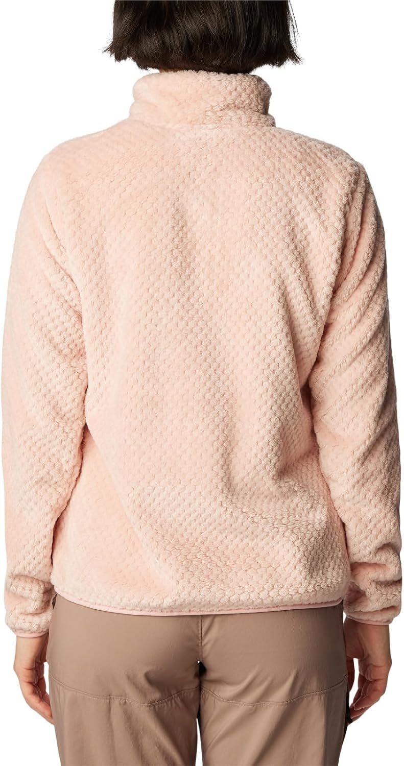 image:imageColumbia Fire Side II Sherpa Full Zip Fleecejacke mit durchgehendem Reiverschluss fr Damenrosa dusty pink