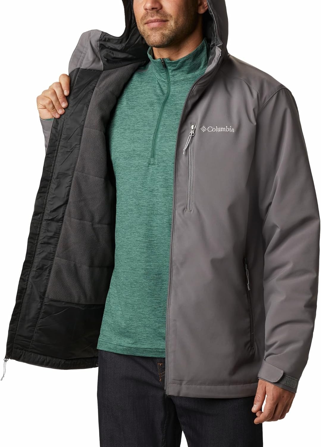 image:imageColumbia Gate Racer SoftshellJacke fr HerrenCity Grey