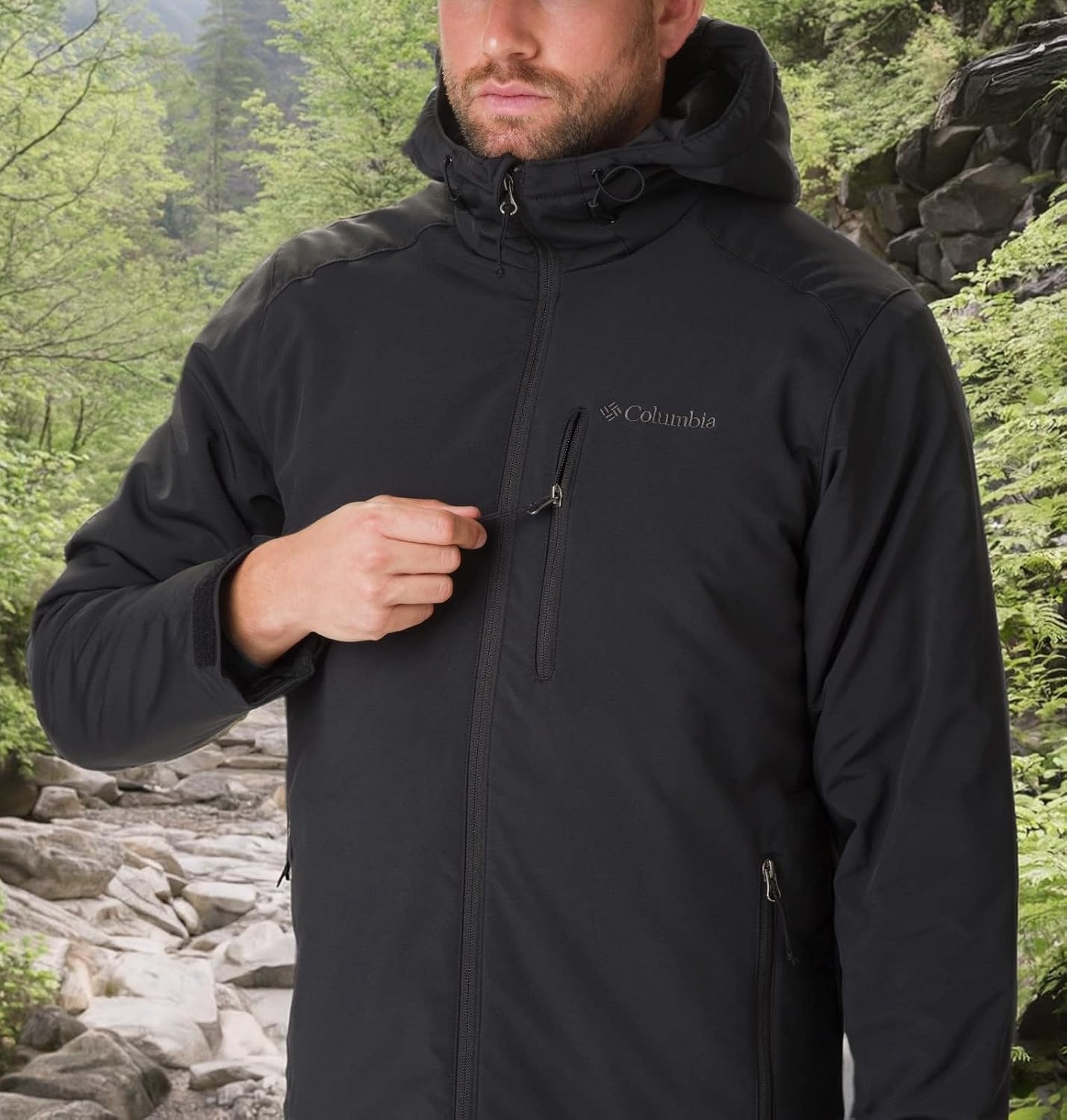 image:imageColumbia Gate Racer SoftshellJacke fr HerrenSchwarz