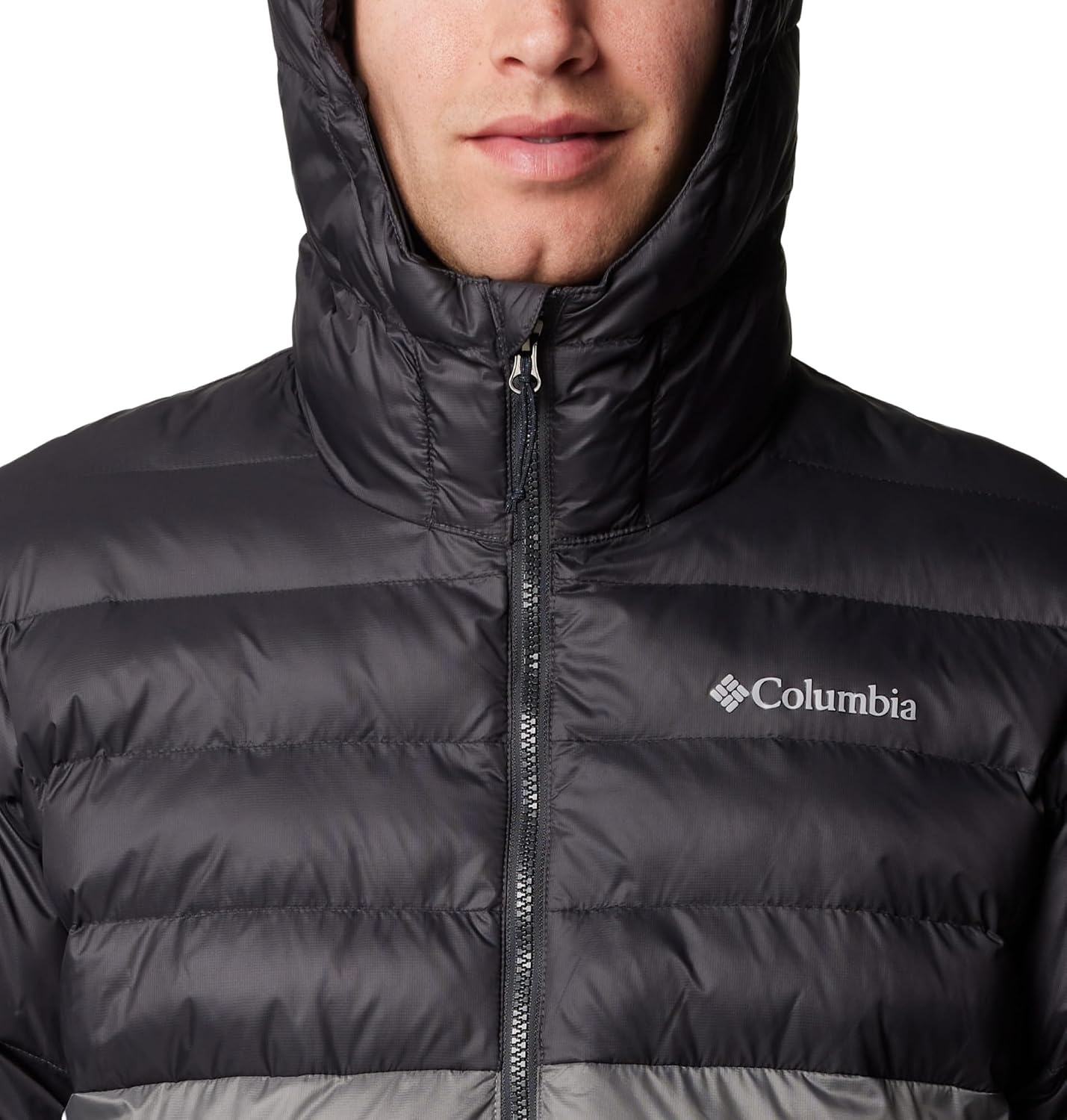 image:imageColumbia Herren Buck Butte 2 Insulated Hooded Jacket Pufferjacke mit Kapuze 1er PackCity Grey Shark