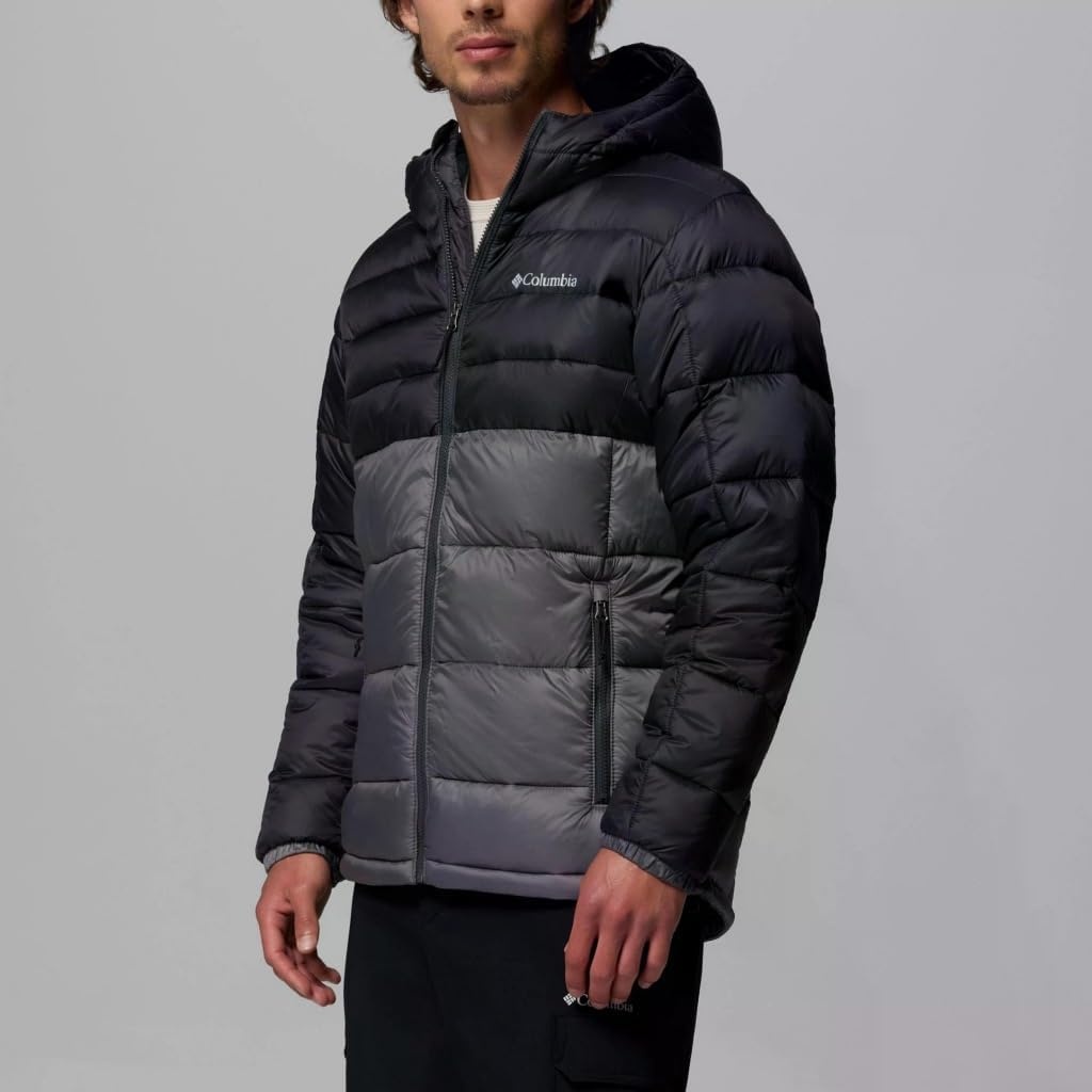 image:imageColumbia Herren Buck Butte 2 Insulated Hooded Jacket Pufferjacke mit Kapuze 1er PackCity Grey Shark