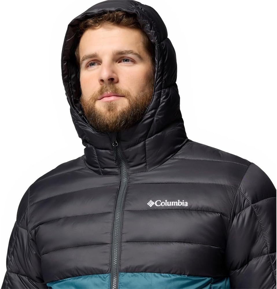 image:imageColumbia Herren Buck Butte 2 Insulated Hooded Jacket Pufferjacke mit Kapuze 1er PackEverblue Hai