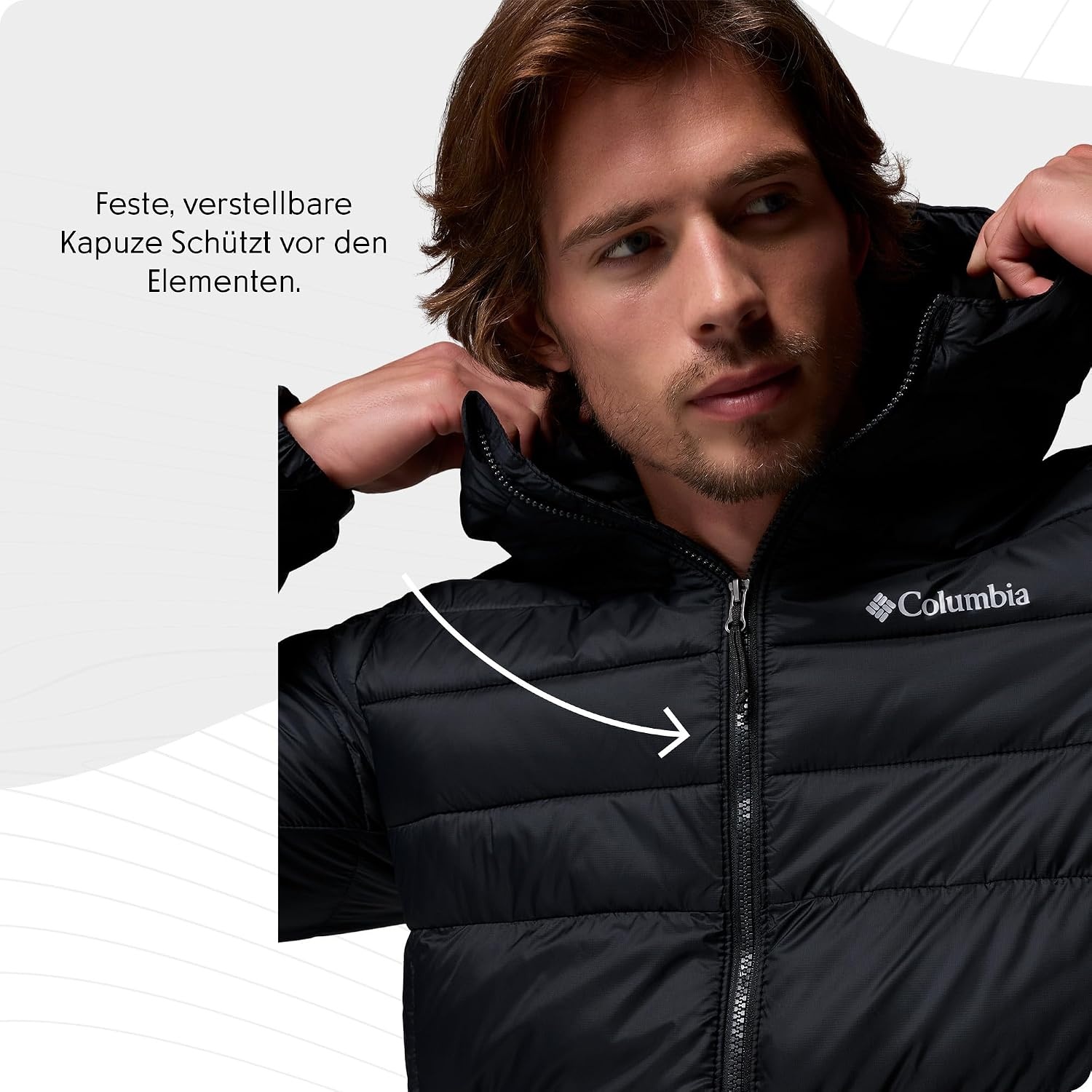 image:imageColumbia Herren Buck Butte 2 Insulated Hooded Jacket Pufferjacke mit Kapuze 1er PackSchwarz