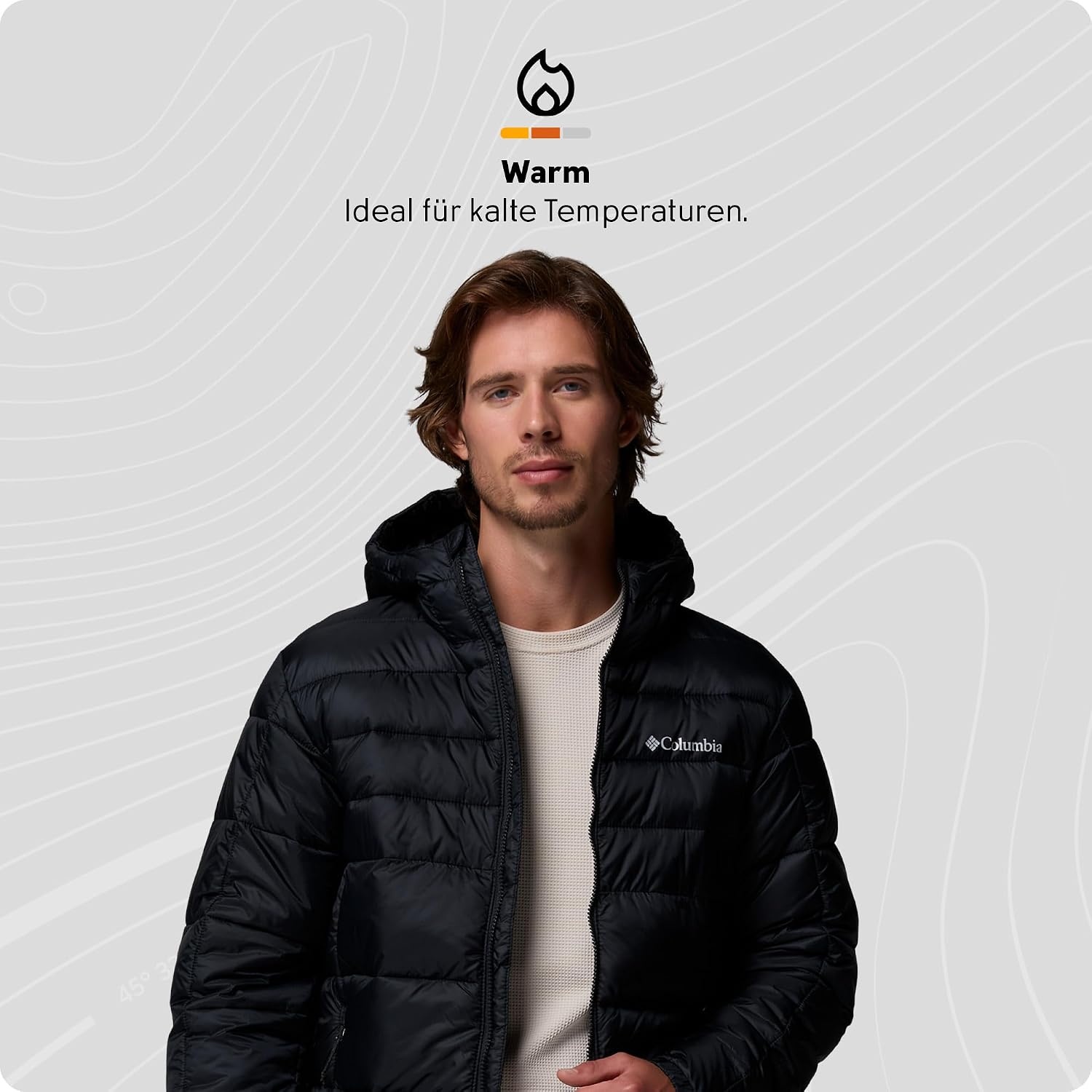 image:imageColumbia Herren Buck Butte 2 Insulated Hooded Jacket Pufferjacke mit Kapuze 1er PackSchwarz