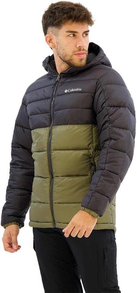 image:imageColumbia Herren Buck Butte 2 Insulated Hooded Jacket Pufferjacke mit Kapuze 1er PackStone Green Shark