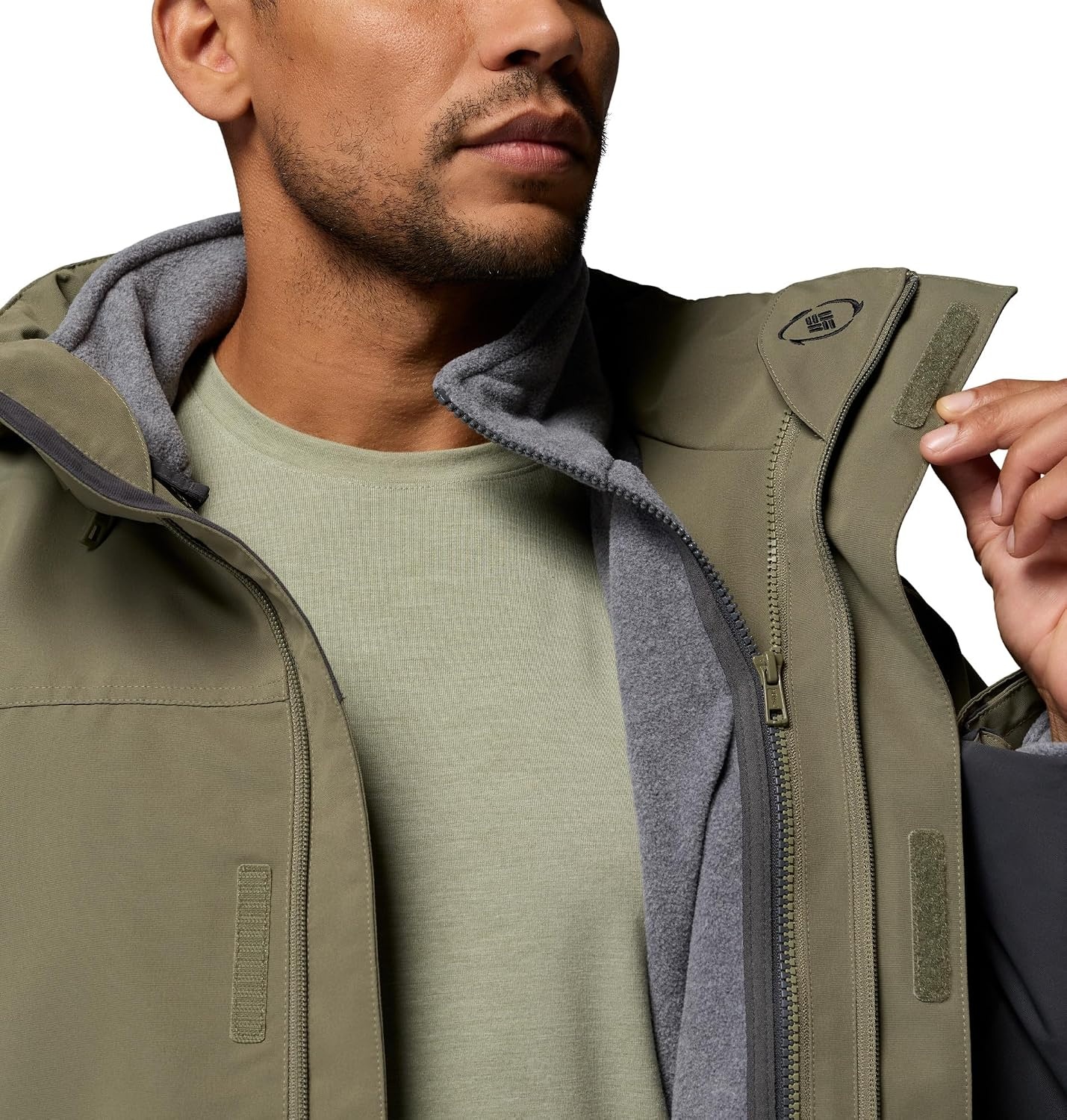 image:imageColumbia Herren Bugaboo Iv Fleece Interchange Jacket 3in1Wintermantel 1er PackStone Green Shark