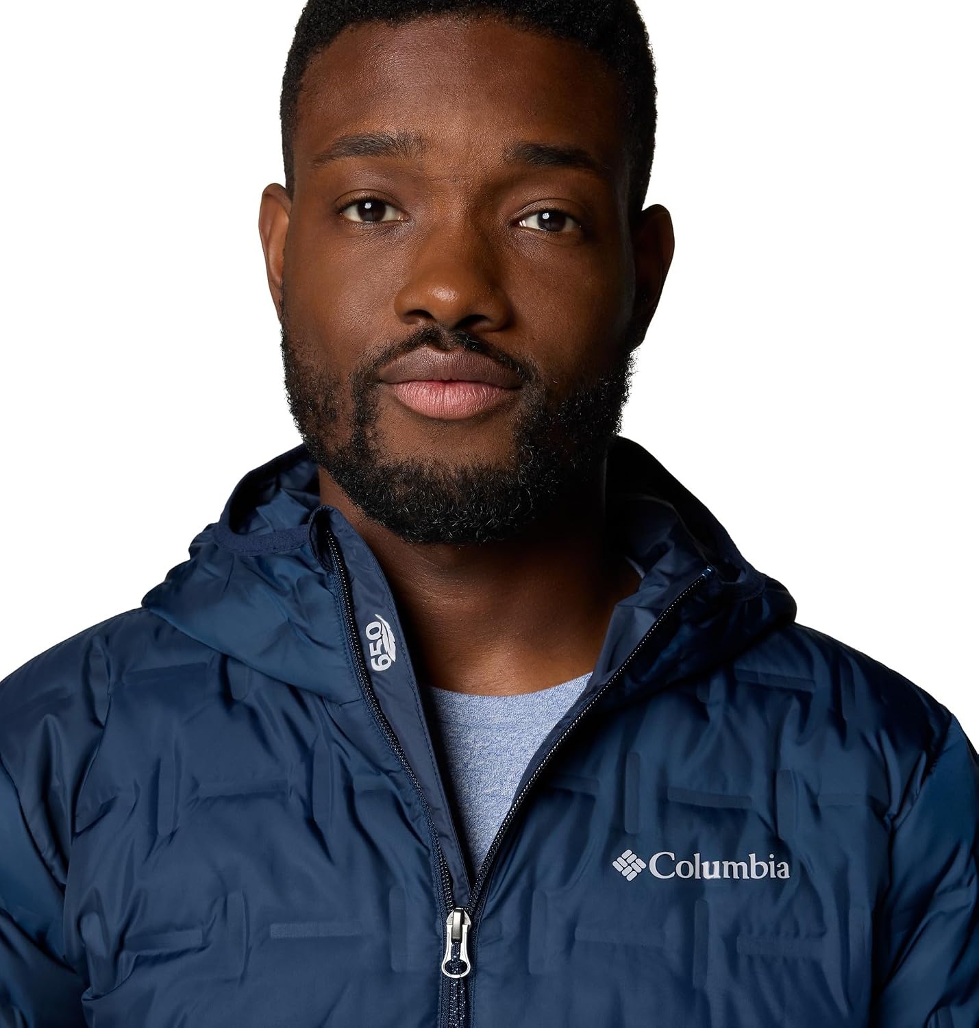 image:imageColumbia Herren Delta Ridge II Down Hooded Jacket Daunenjacke mit Kapuze 1er PackCollegiate Navy