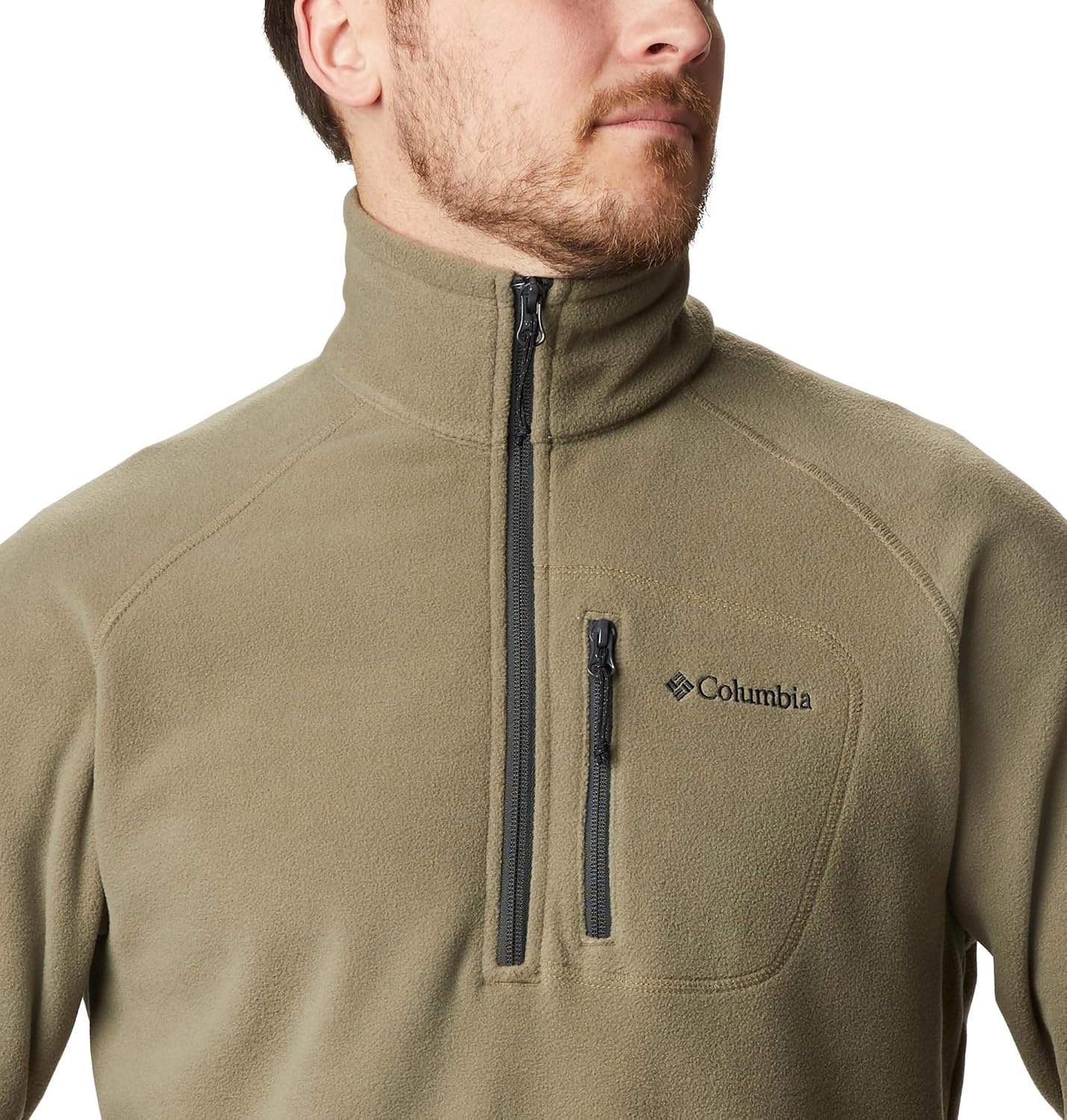 image:imageColumbia Herren Fast Trek Iii Half Zip Fleece Fast Trek III Half Zip FleeceStone Green Shark 397