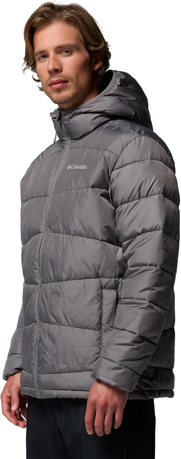 image:imageColumbia Herren Fivemile Butte II Hooded Jacket Pufferjacke mit Kapuze 1er PackCity Grey
