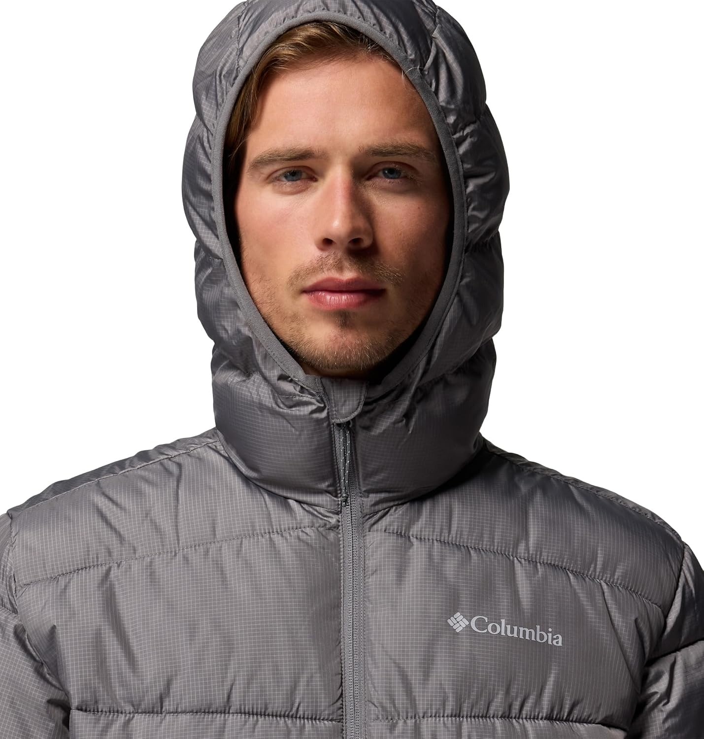 image:imageColumbia Herren Fivemile Butte II Hooded Jacket Pufferjacke mit Kapuze 1er PackCity Grey