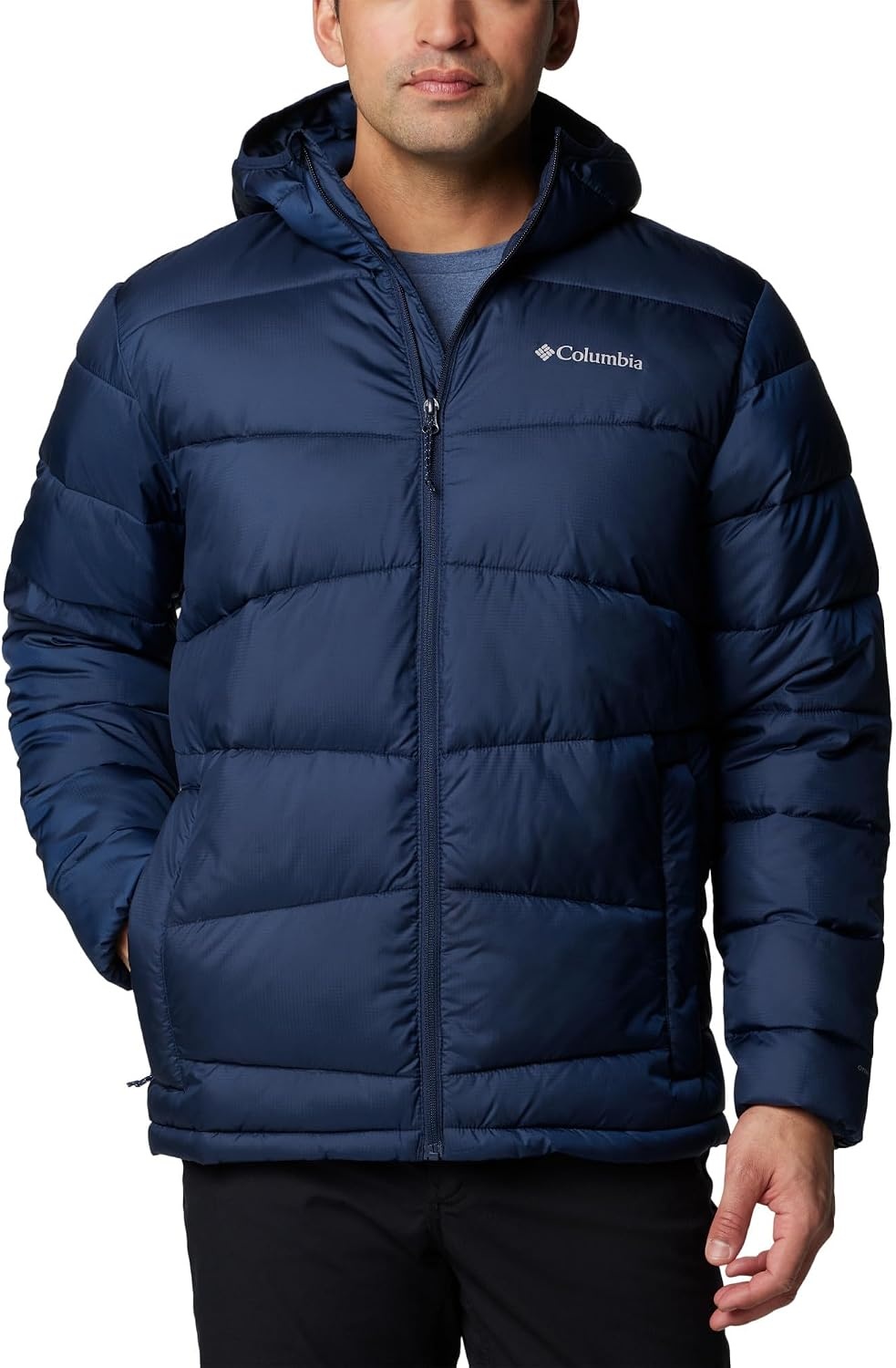 image:imageColumbia Herren Fivemile Butte II Hooded Jacket Pufferjacke mit Kapuze 1er PackCollegiate Navy