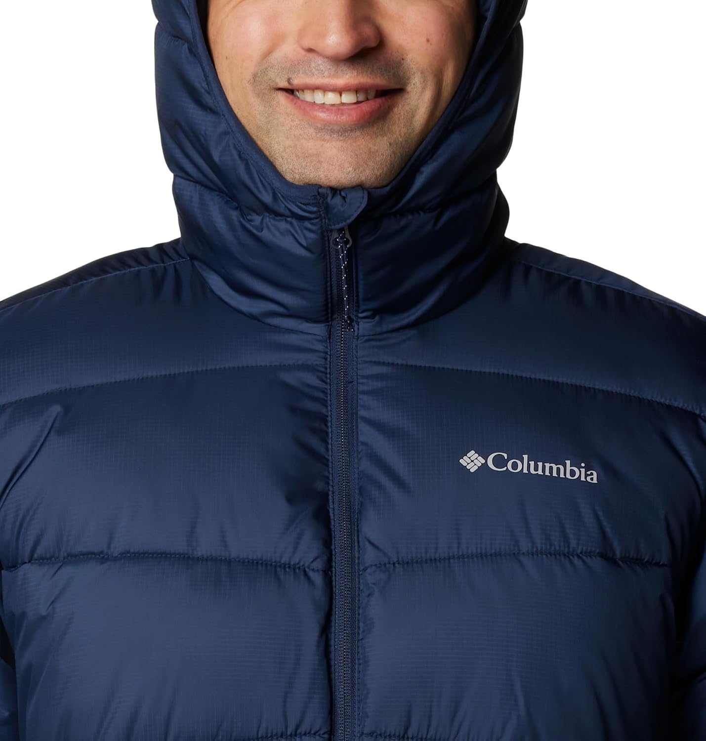 image:imageColumbia Herren Fivemile Butte II Hooded Jacket Pufferjacke mit Kapuze 1er PackCollegiate Navy