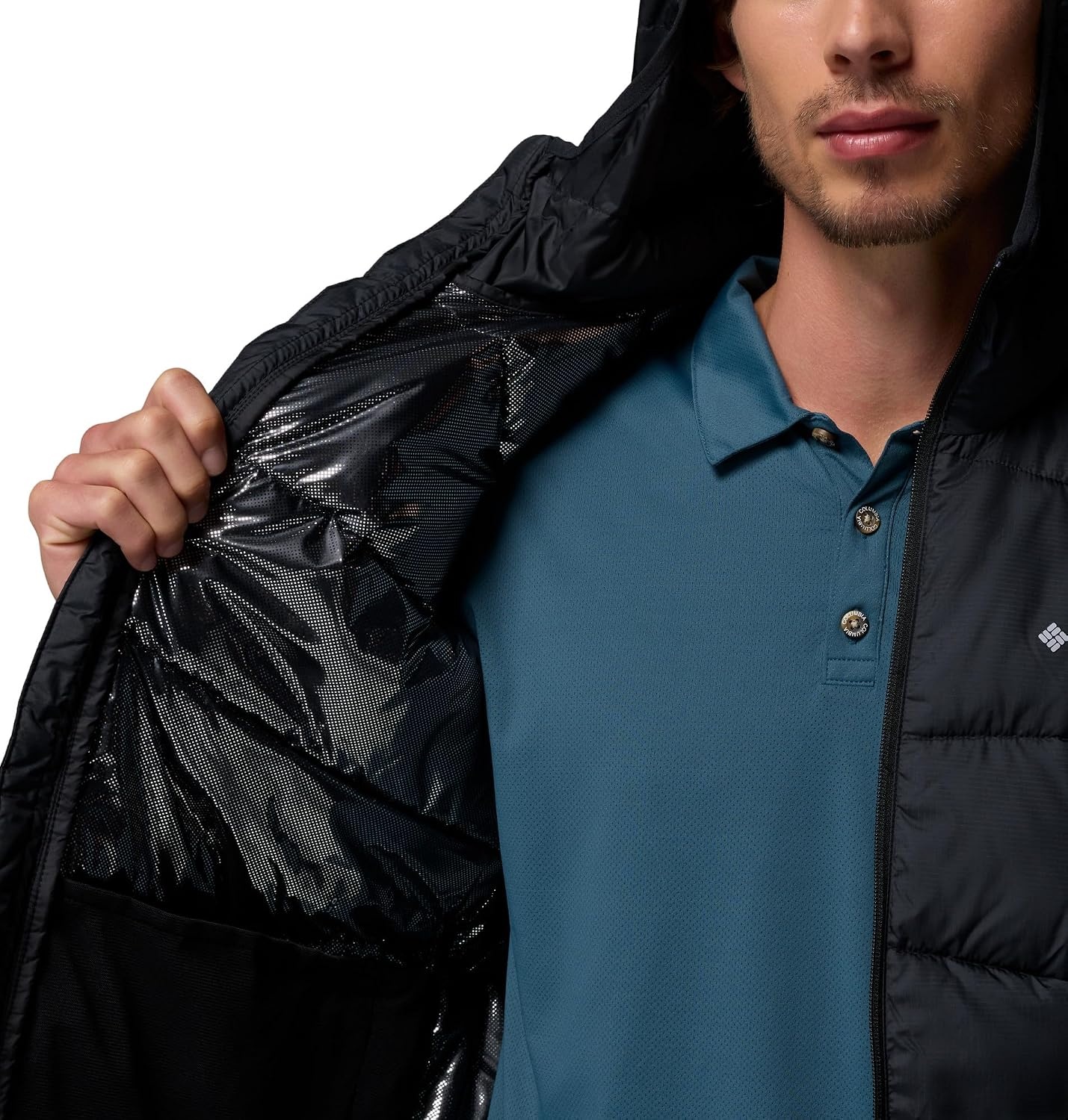 image:imageColumbia Herren Fivemile Butte II Hooded Jacket Pufferjacke mit Kapuze 1er PackSchwarz