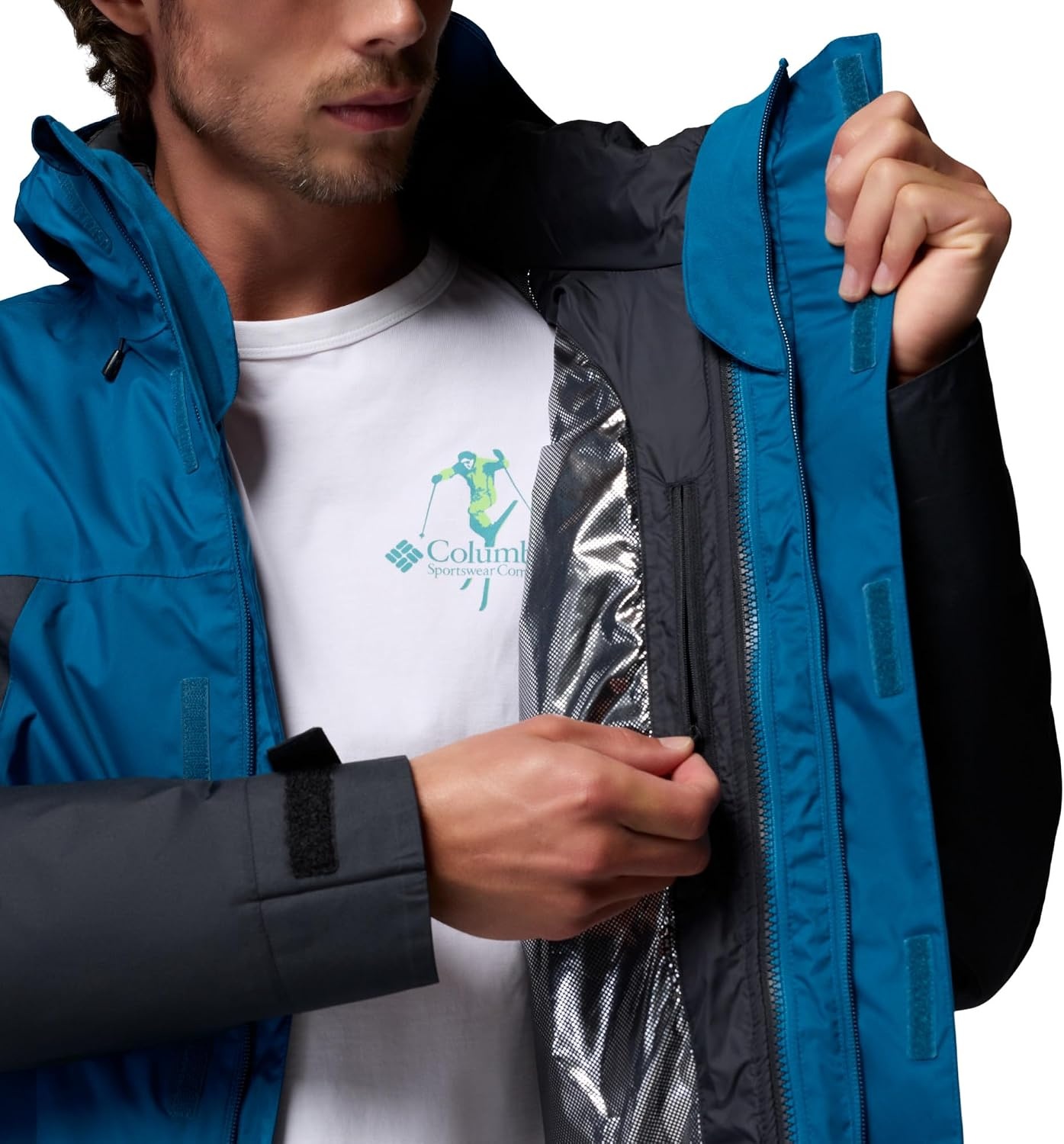 image:imageColumbia Herren Inner Limits Interchange Jacket 3in1WintermantelPhoenix BlueBlack