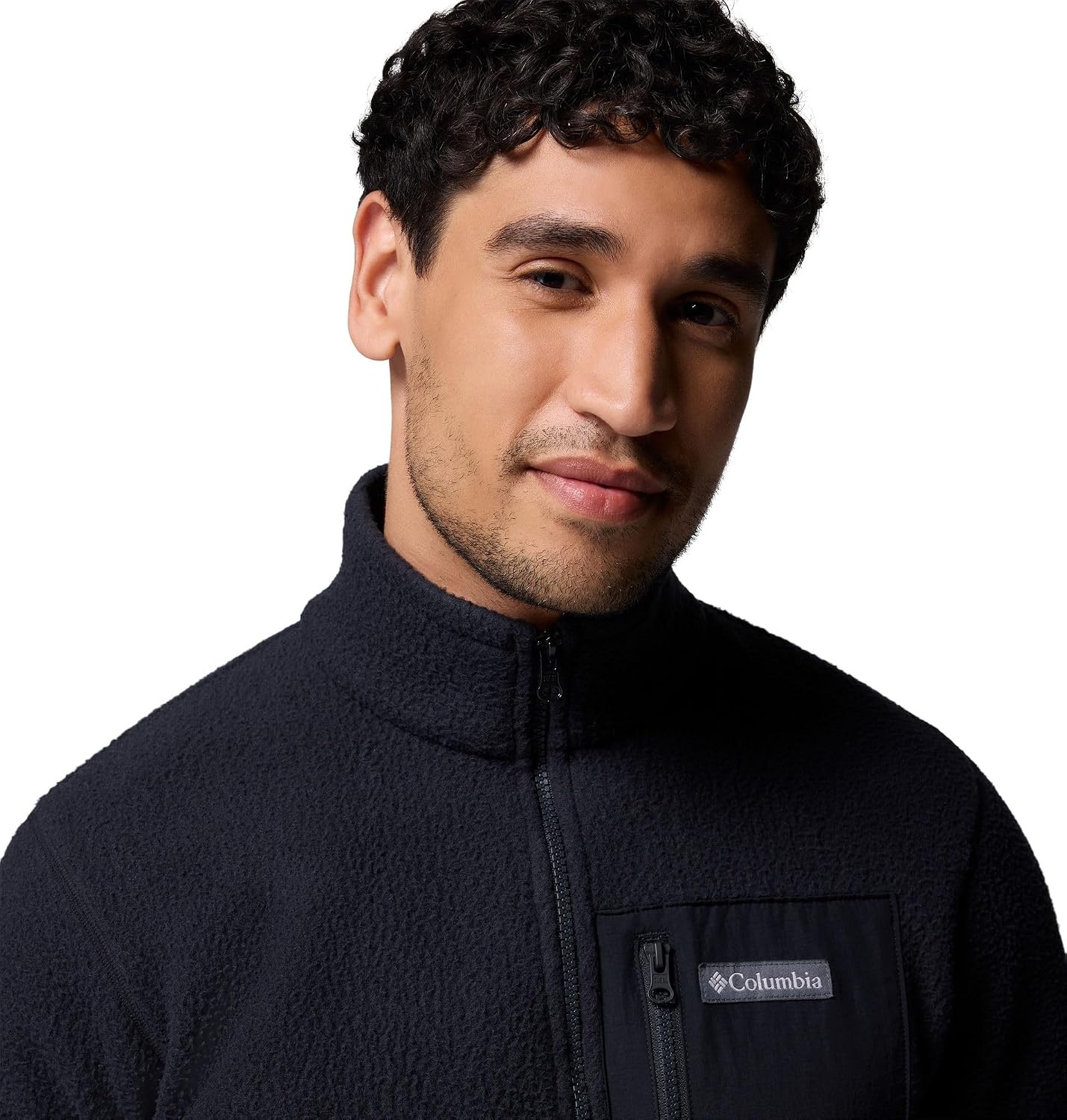 image:imageColumbia Herren Jasper Ridge Pebbled Full Zip Fleece Fleecejacke mit durchgehendem ReiverschlussSchwarz