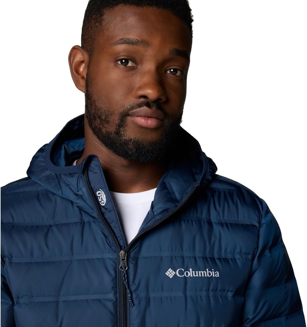 image:imageColumbia Herren Lake 22 II Down Hooded Jacket Daunenjacke mit Kapuze 1er PackCollegiate Navy