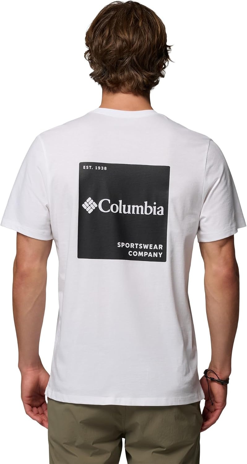 image:imageColumbia Herren Logo Back Tee Kurzrmeliges TShirt 1er PackWeiBoxymarke