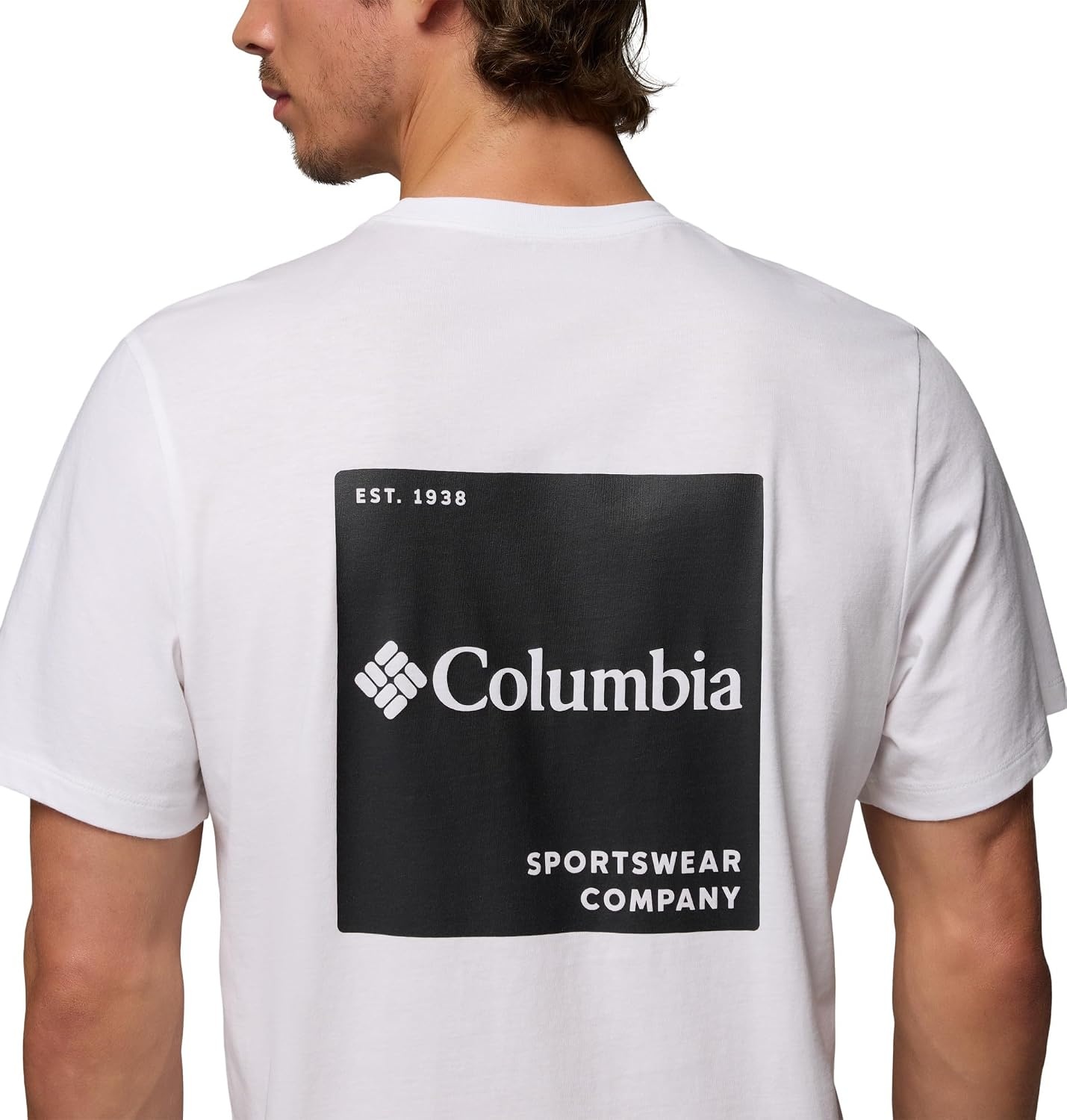image:imageColumbia Herren Logo Back Tee Kurzrmeliges TShirt 1er PackWeiBoxymarke