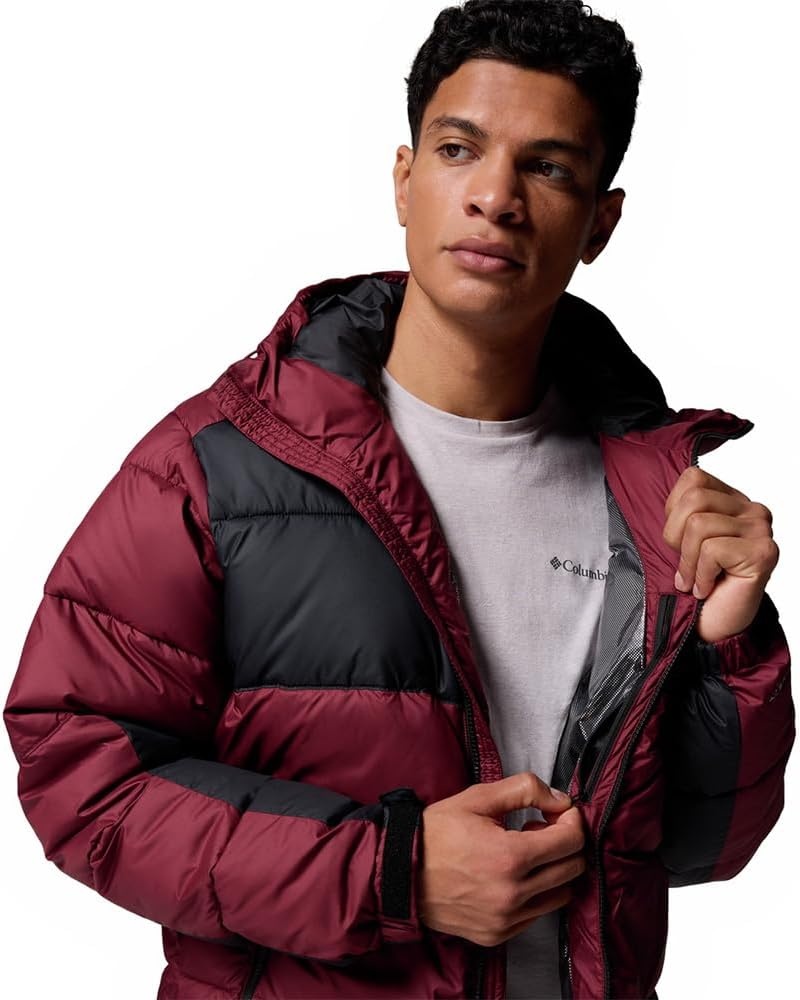 image:imageColumbia Herren Pike Lake Geftterte KapuzenjackeRich Wine Schwarz