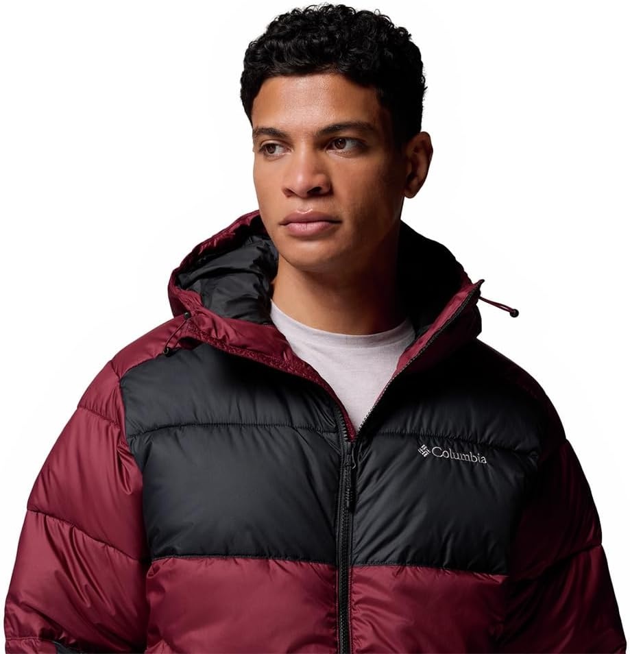 image:imageColumbia Herren Pike Lake Geftterte KapuzenjackeRich Wine Schwarz