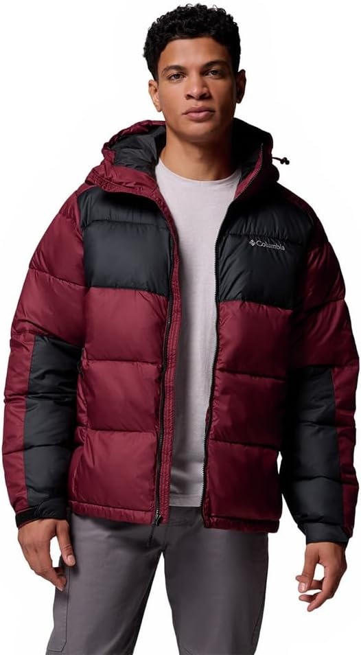 image:imageColumbia Herren Pike Lake Geftterte KapuzenjackeRich Wine Schwarz