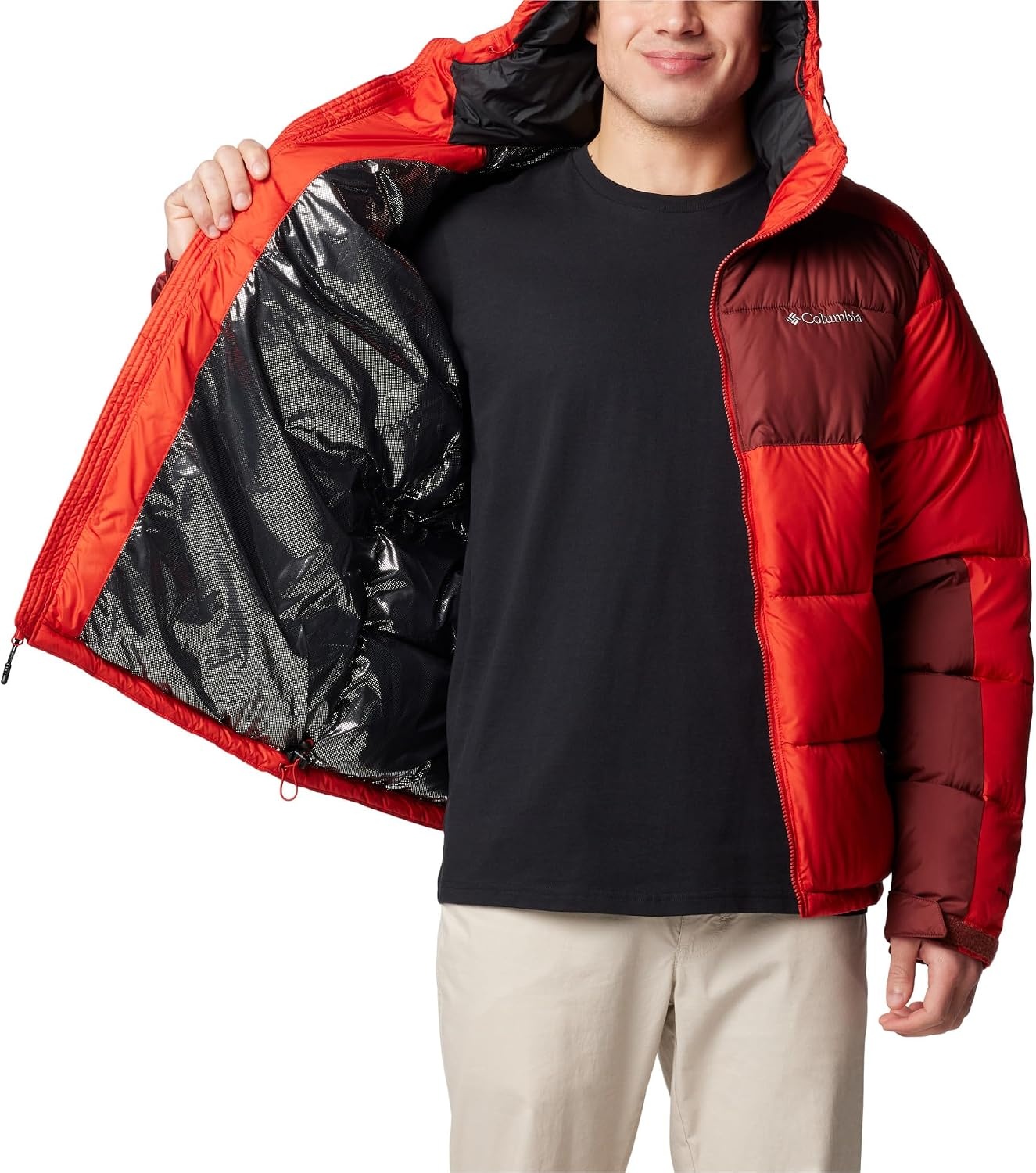 image:imageColumbia Herren Pike Lake Geftterte KapuzenjackeSail Red Spice