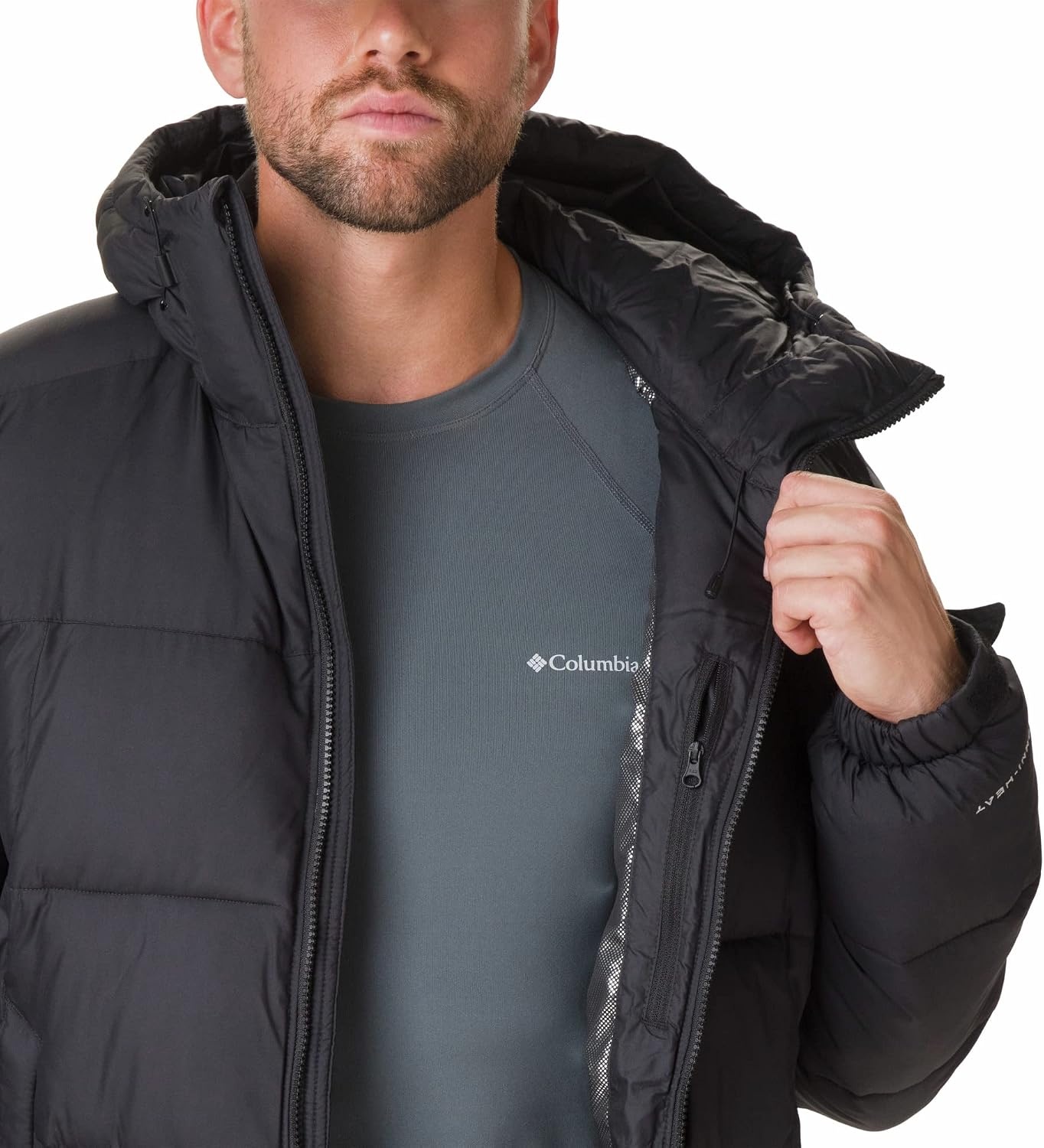 image:imageColumbia Herren Pike Lake Geftterte KapuzenjackeSchwarz