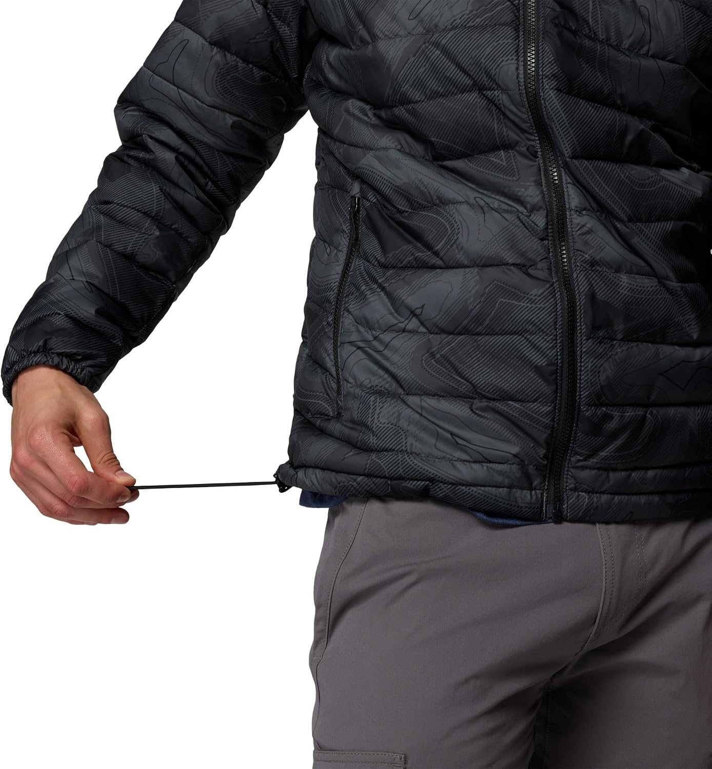 image:imageColumbia Herren Powder Lite 2 Bedruckte Jacke Pufferjacke 1er PackBlack Topolines Print