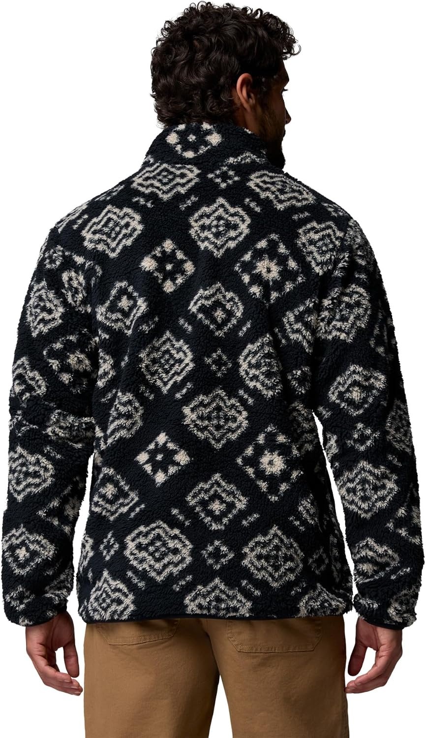 image:imageColumbia Herren Rugged Ridge High Pile Half Zip FleeceberzugBlack Checked Out Black