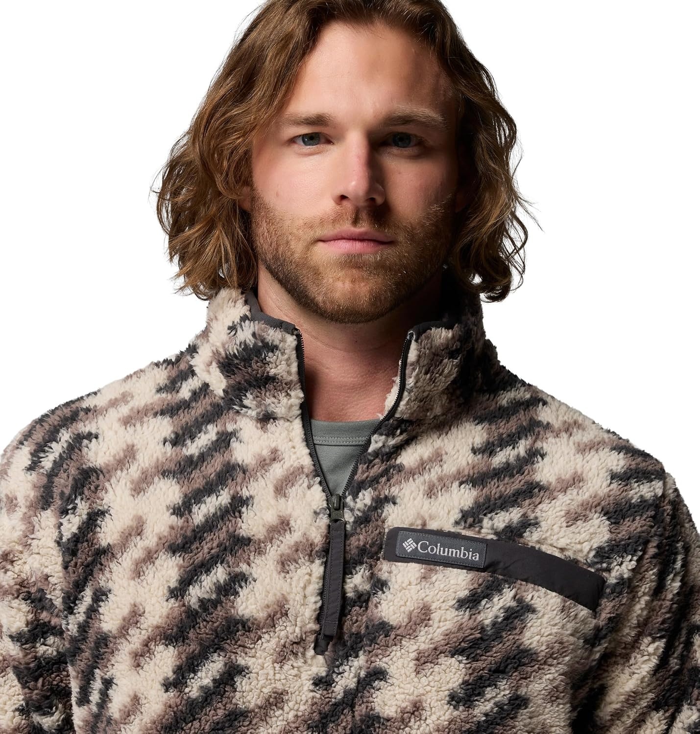 image:imageColumbia Herren Rugged Ridge High Pile Half Zip FleeceberzugDark Stone Twills