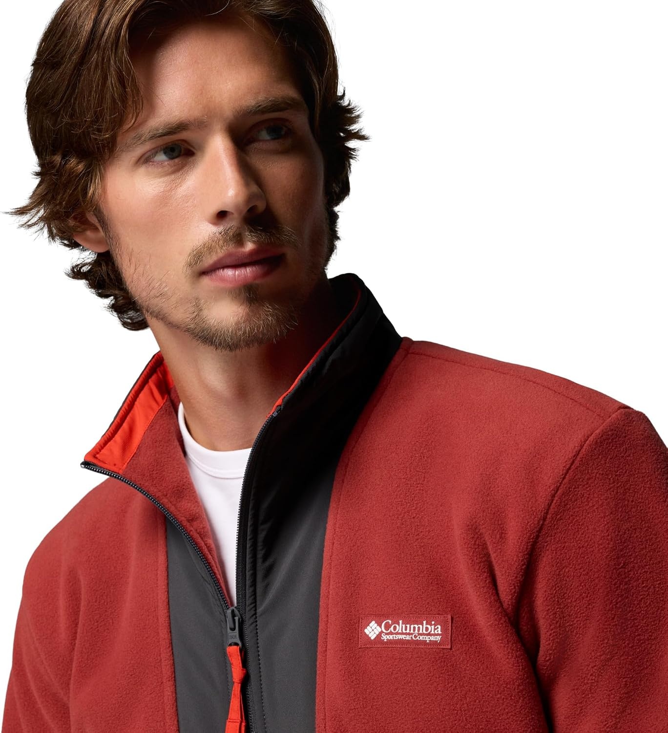image:imageColumbia Herren Sequoia Grove Ii Full Zip Fleece Full Zip Fleece Jacket 1er PackRed OxideShark