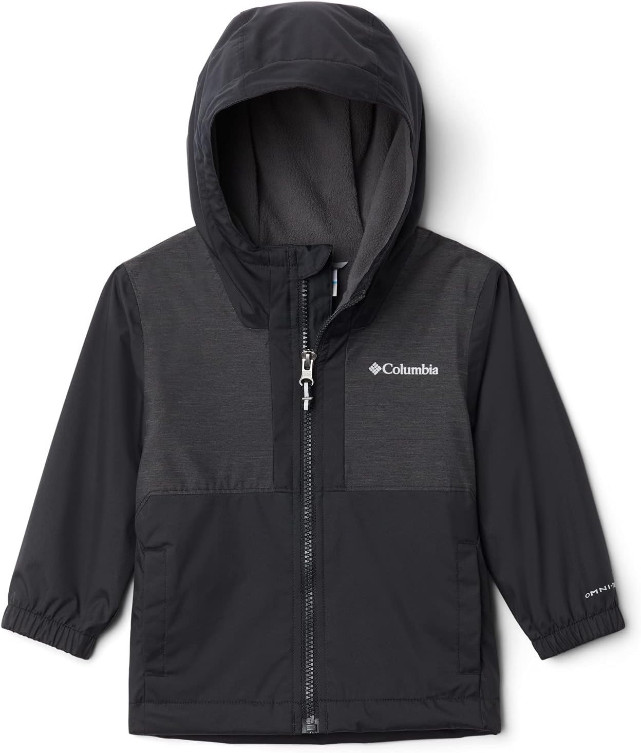 image:imageColumbia Jungen Rainy Trails 2 Fleece Lined Jacket Wasserdichte Regenjacke 1er PackBlack Black Slub