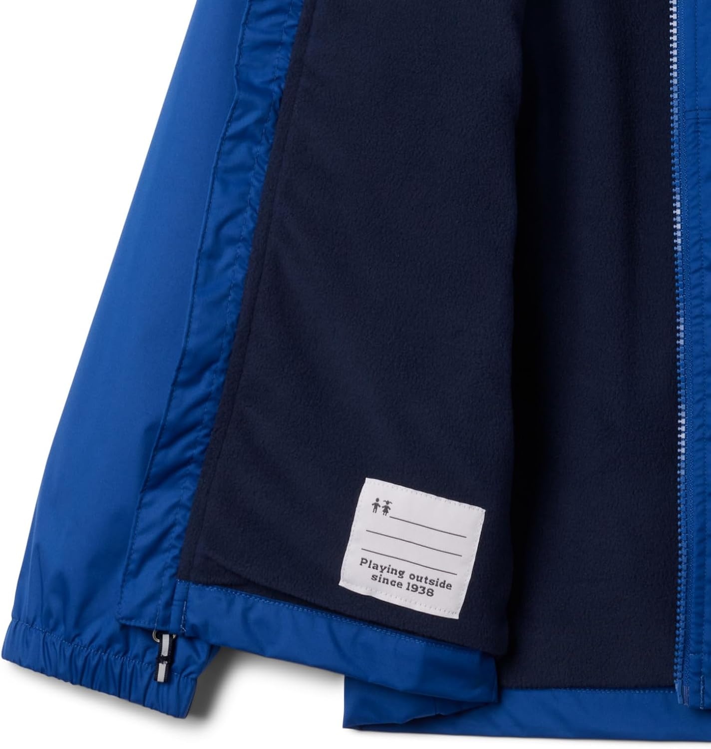 image:imageColumbia Jungen Rainy Trails 2 Fleece Lined Jacket Wasserdichte Regenjacke 1er PackBlau