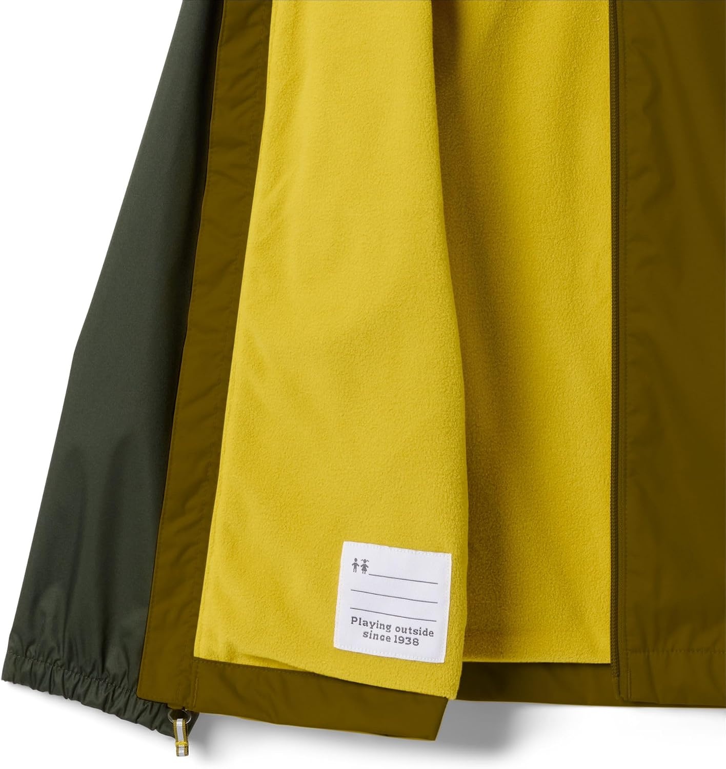 image:imageColumbia Jungen Rainy Trails Iii Fleece Lined Jacket Waterproof Rain Jacket 1er PackMossy GreenAntique MossGreenscape