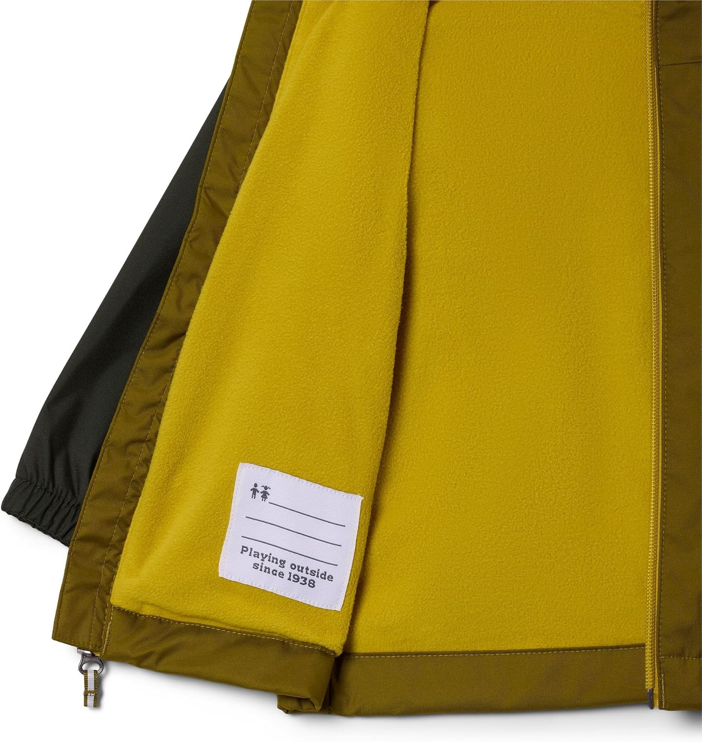 image:imageColumbia Jungen Rainy Trails Iii Fleece Lined Jacket Waterproof Rain Jacket 1er PackMossy GreenAntique MossGreenscape