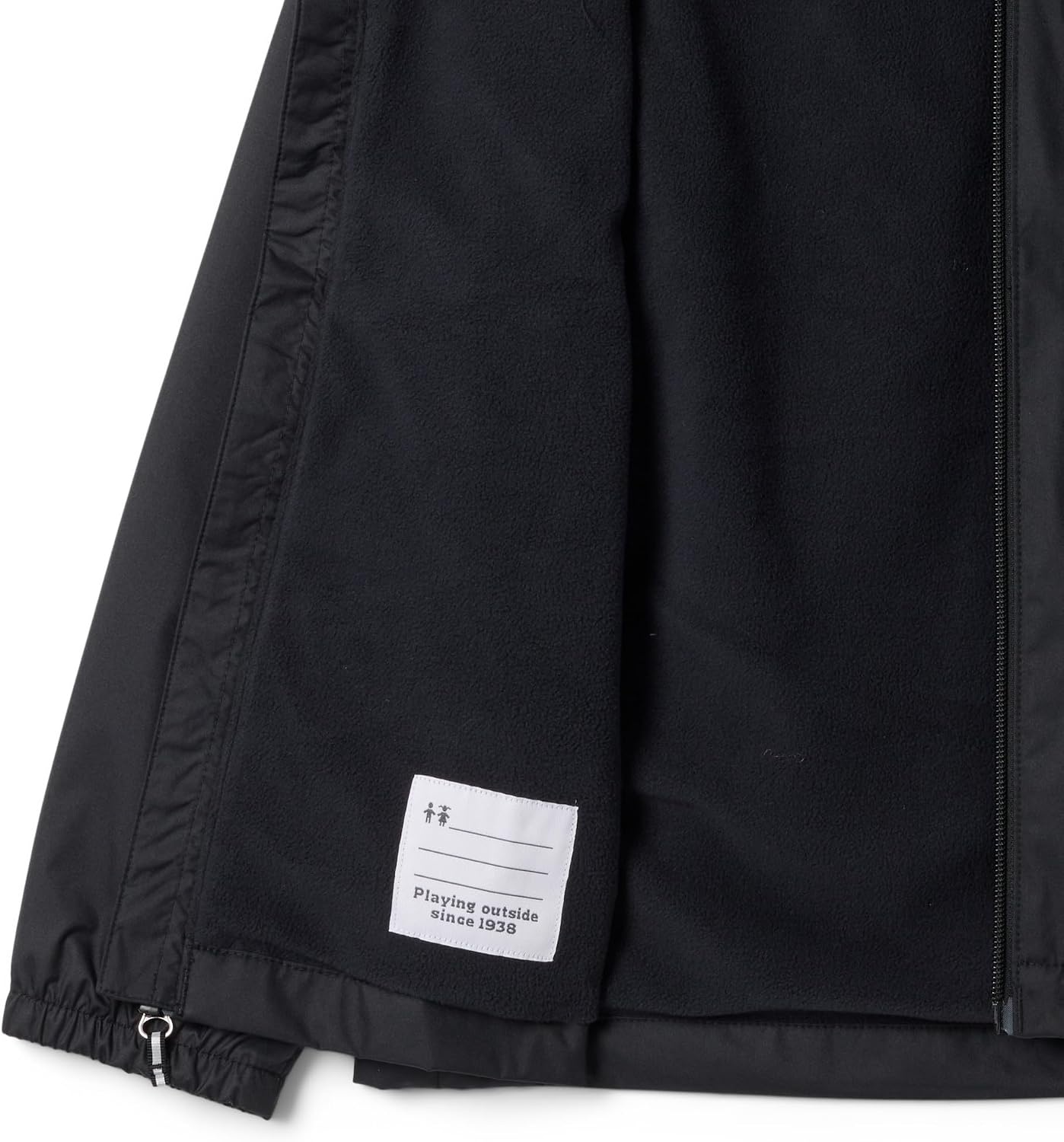 image:imageColumbia Jungen Rainy Trails Iii Fleece Lined Jacket Waterproof Rain Jacket 1er PackSchwarz