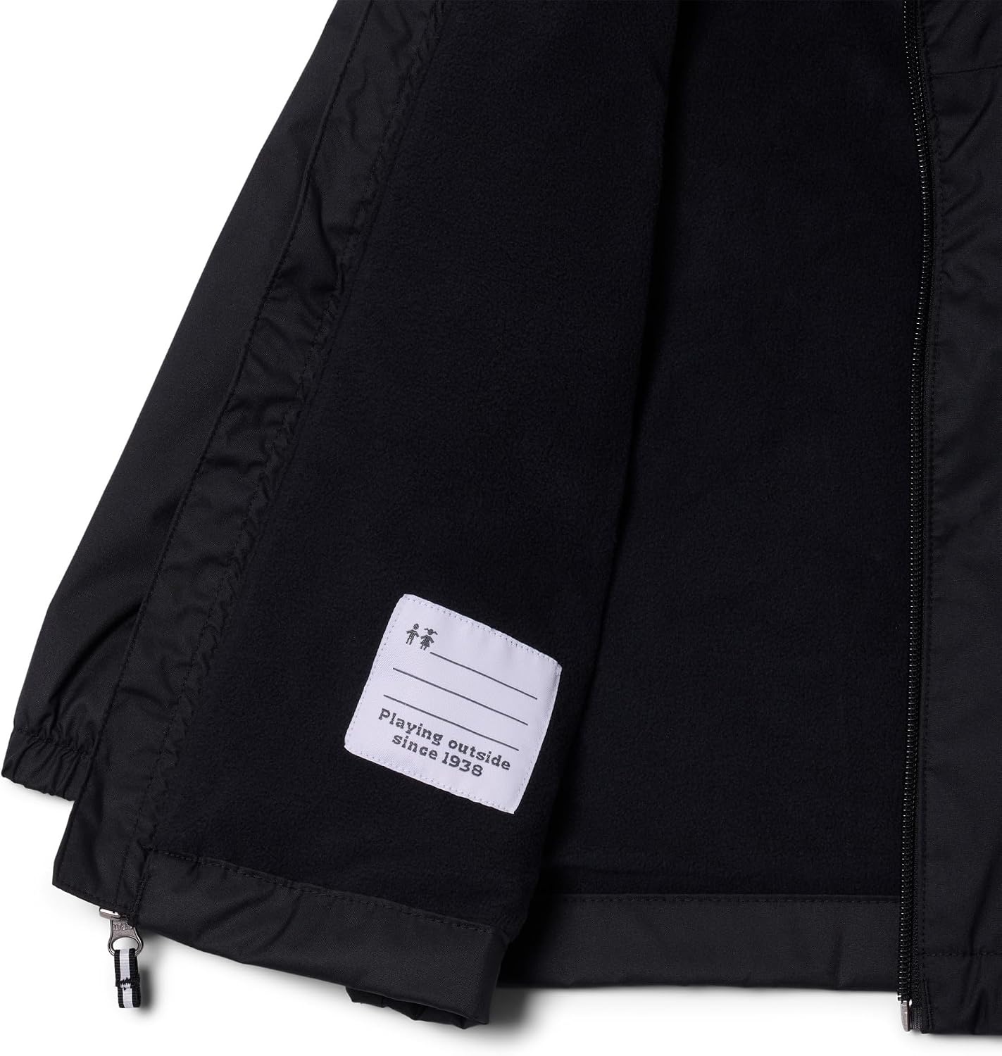 image:imageColumbia Jungen Rainy Trails Iii Fleece Lined Jacket Waterproof Rain Jacket 1er PackSchwarz