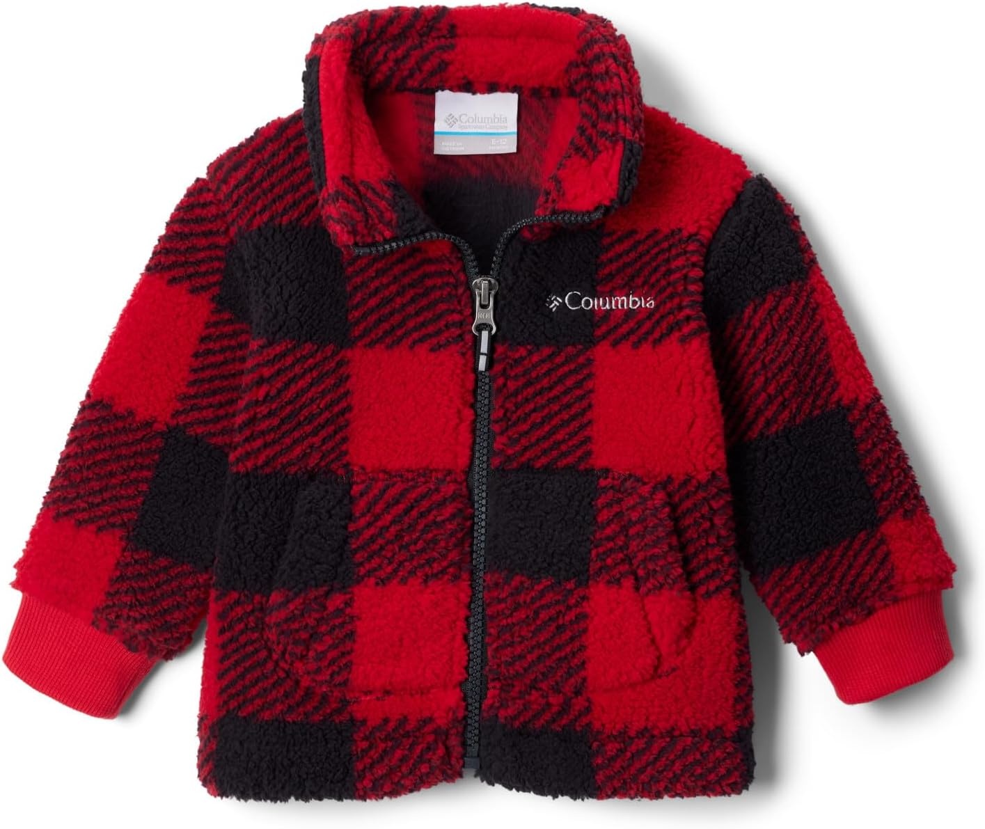 image:imageColumbia Jungen Rugged Ridge Ii Sherpa Full Zip Rugged Ridge II Sherpa Full Zip 1er PackBergrot kariert