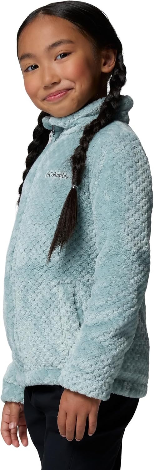 image:imageColumbia Mdchen Fire Side Sherpafleecejacke mit Durchgehendem Reiverschluss SherpaFleecejacke mit durchgehendem ReiverschlussCrushed Blue