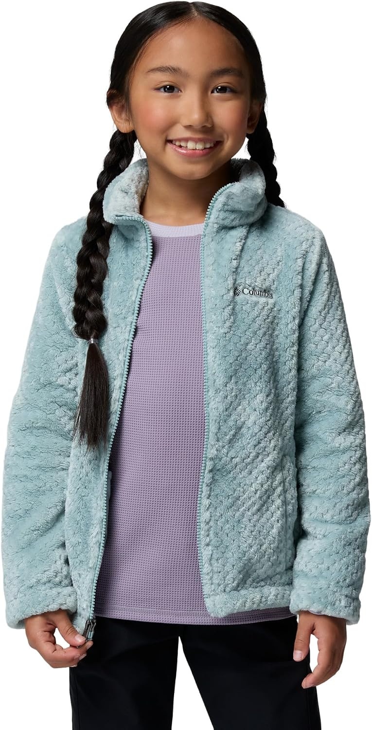 image:imageColumbia Mdchen Fire Side Sherpafleecejacke mit Durchgehendem Reiverschluss SherpaFleecejacke mit durchgehendem ReiverschlussCrushed Blue