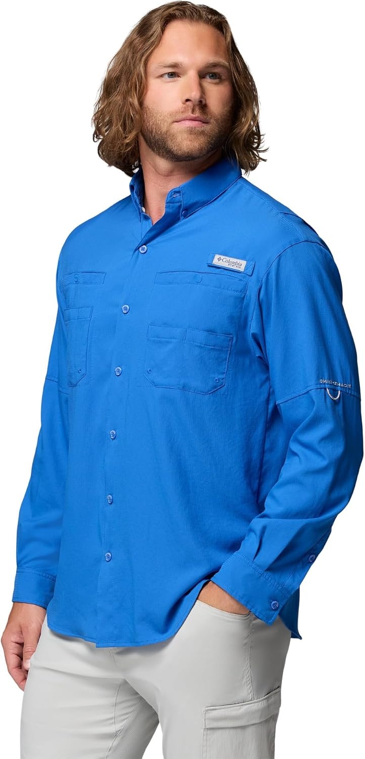 image:imageColumbia PFG Tamiami II Long Sleeve Shirt Langarm Outdoor Wanderhemd fr HerrenBlau