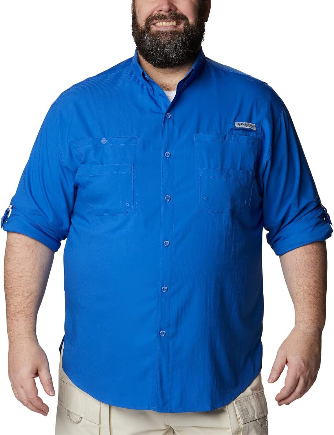 image:imageColumbia PFG Tamiami II Long Sleeve Shirt Langarm Outdoor Wanderhemd fr HerrenBlau