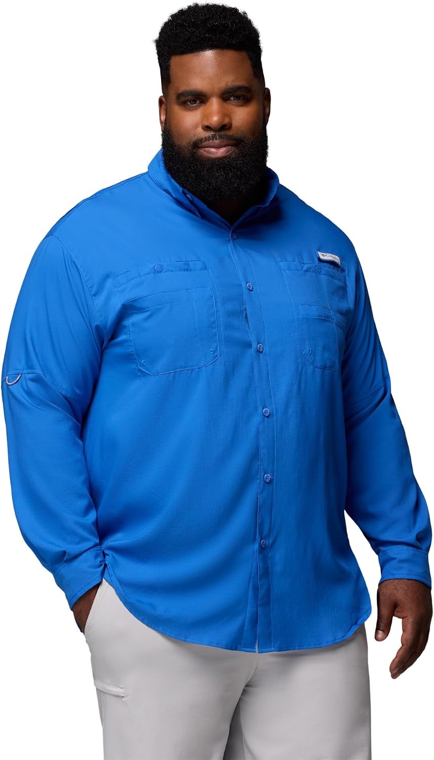 image:imageColumbia PFG Tamiami II Long Sleeve Shirt Langarm Outdoor Wanderhemd fr HerrenBlau